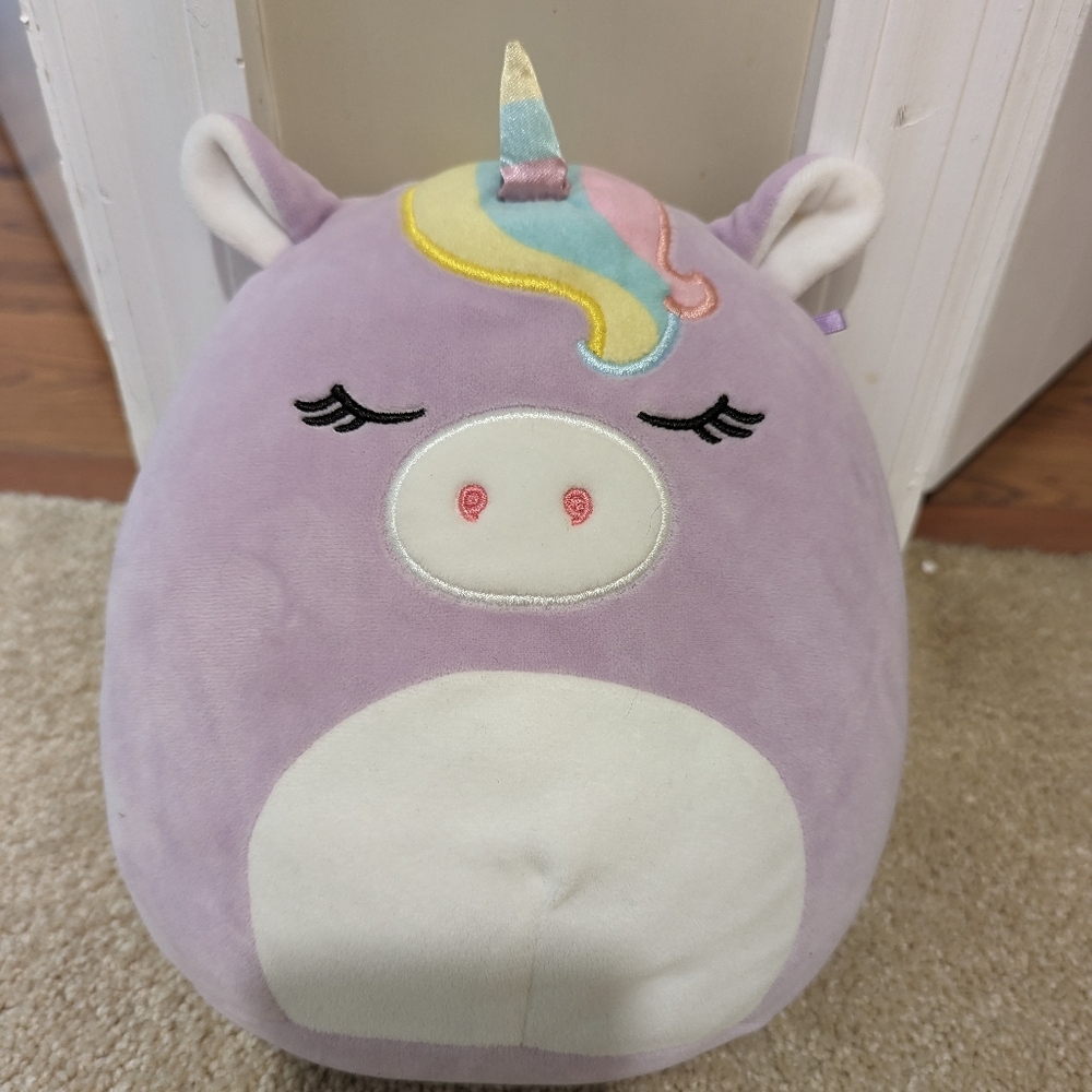 8" Sylvia the Purple Unicorn Squishmallow